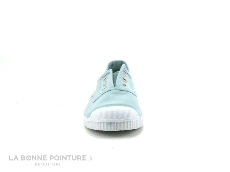Cienta 70997 Opale - Basket Enfant En Toile Verte Sans Lacet 2 Cienta 70997 Opale - Basket Enfant En Toile Verte Sans Lacet – Image 2