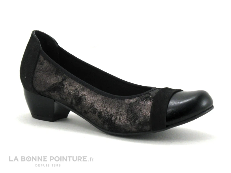 INEA RIO - Noir - Bronze - Escarpin Petit Talon 5 INEA RIO - Noir - Bronze - Escarpin Petit Talon – Image 5