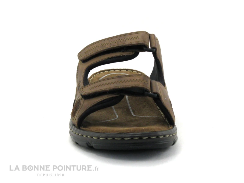 TBS JONATAN-E8155 Marron - Mule Homme Avec Brides A Scratch 2 TBS JONATAN-E8155 Marron - Mule Homme Avec Brides A Scratch â Image 2