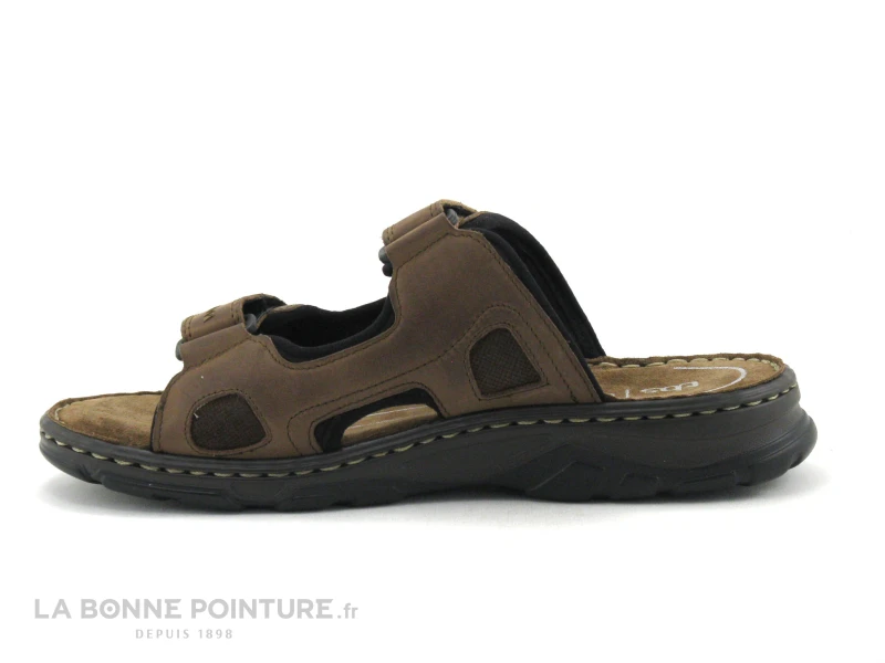 TBS JONATAN-E8155 Marron - Mule Homme Avec Brides A Scratch 3 TBS JONATAN-E8155 Marron - Mule Homme Avec Brides A Scratch â Image 3