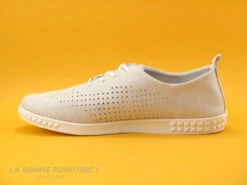 Morans WITOU Argent - Chaussure A Lacet Femme Perforee -Optimal Chaussures Magasin cd24607c73b9e66c561f35ea11d5d5ef img 8899.jpg 158681