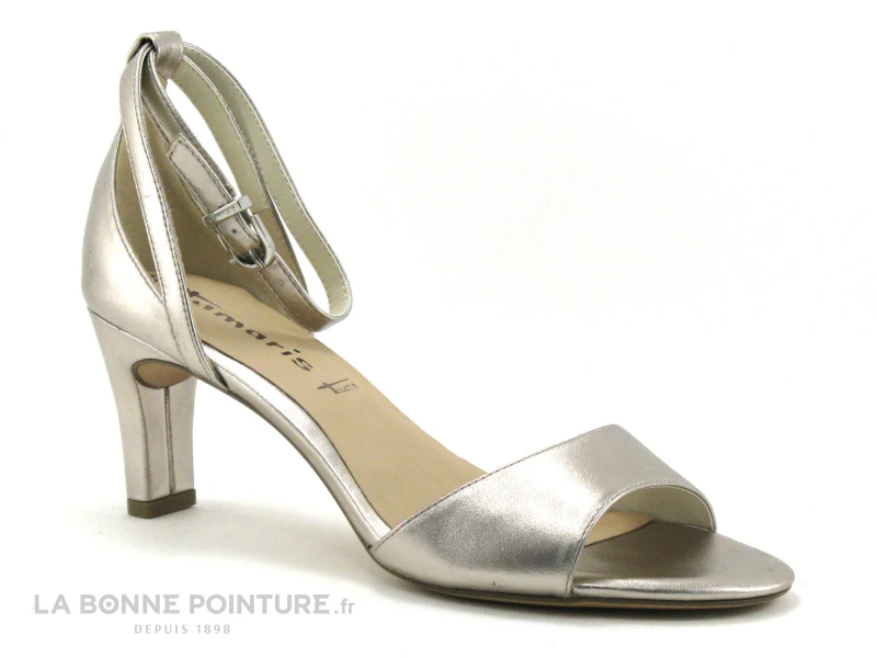 Tamaris 1-28327-28 Rosegold - Sandale Rose Metal - Talon Haut 5 Tamaris 1-28327-28 Rosegold - Sandale Rose Metal - Talon Haut – Image 5
