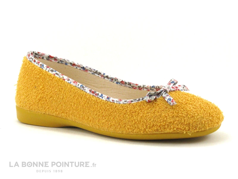 Zels 2333 Mostaza - Pantoufle Ballerine Souple Jaune 1 Zels 2333 Mostaza - Pantoufle Ballerine Souple Jaune