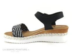 Morans TIRANA Noir Argent - Sandale Compensee -Optimal Chaussures Magasin cd24607c73b9e66c561f35ea11d5d5ef img 9096.jpg 170499