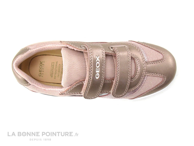 Geox DJROCK Rose - J154MC - Basket Fille Avec Brides Velcro 6 Geox DJROCK Rose - J154MC - Basket Fille Avec Brides Velcro â Image 6