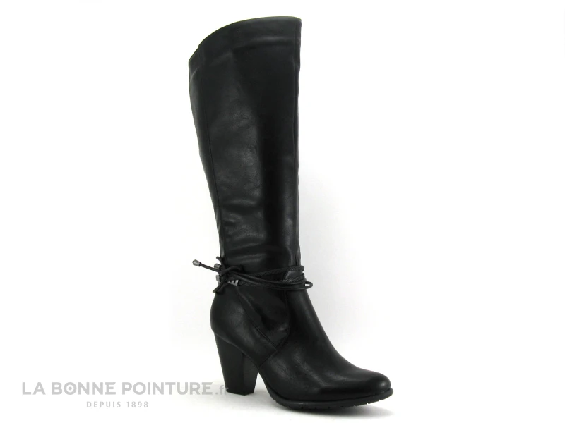 Dees Shoes CASTINA Noir - Botte Noire Talon Haut 1 Dees Shoes CASTINA Noir - Botte Noire Talon Haut