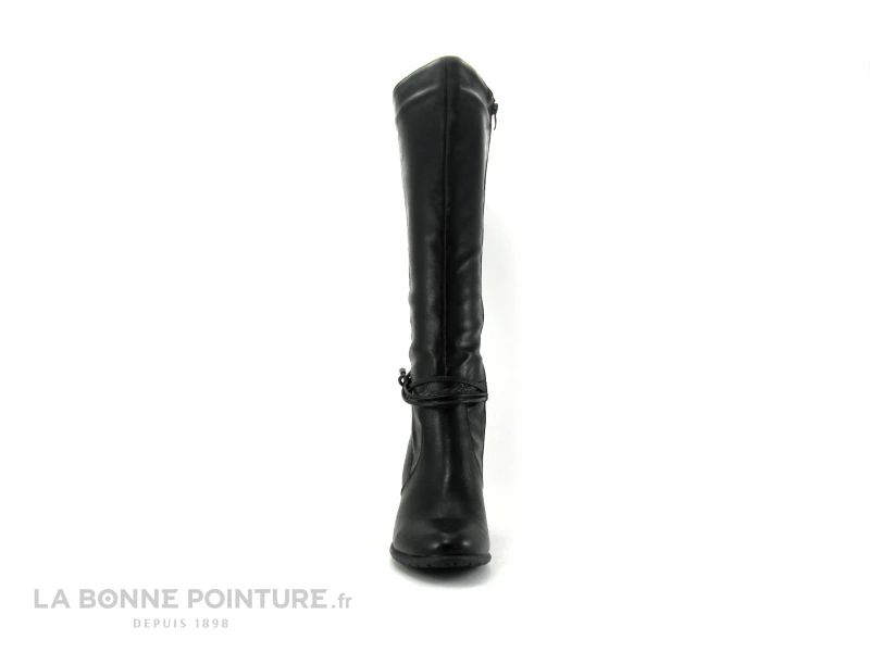 Dees Shoes CASTINA Noir - Botte Noire Talon Haut 2 Dees Shoes CASTINA Noir - Botte Noire Talon Haut – Image 2