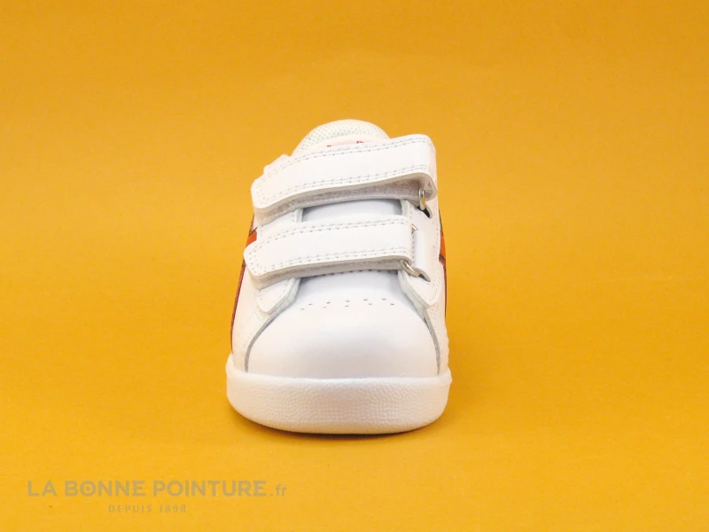 Diadora GAME P PS White Aurora Red - Basket Bleu Blanc Rouge - 2 Velcros 2 Diadora GAME P PS White Aurora Red - Basket Bleu Blanc Rouge - 2 Velcros â Image 2