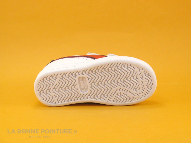 Diadora GAME P PS White Aurora Red - Basket Bleu Blanc Rouge - 2 Velcros 7 Diadora GAME P PS White Aurora Red - Basket Bleu Blanc Rouge - 2 Velcros â Image 7