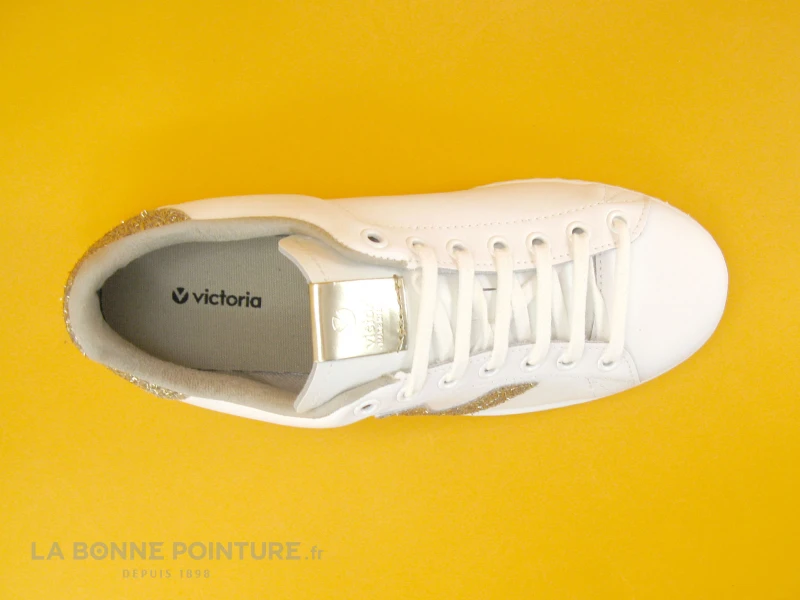 Victoria 1 125188 Platino - Basket Femme - Blanc - Or 6 Victoria 1 125188 Platino - Basket Femme - Blanc - Or â Image 6