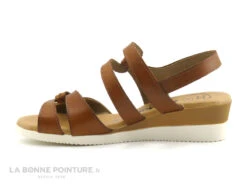 Jordana 681 Cuero - Sandale Marron - 2 Brides Velcro - Compense -Optimal Chaussures Magasin cd24607c73b9e66c561f35ea11d5d5ef img 9445.jpg 159221