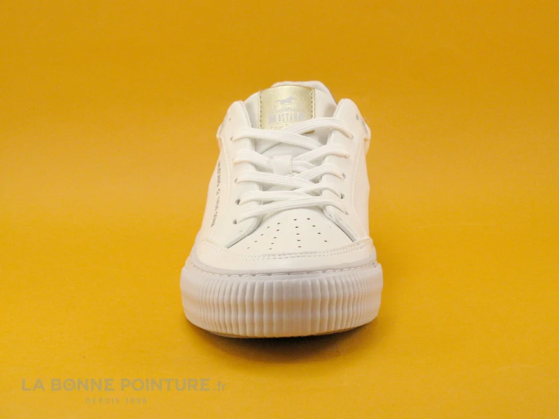 Mustang 1420-301-11 Weiss Mint - Basket Basse Femme - Blanc - Vert 2 Mustang 1420-301-11 Weiss Mint - Basket Basse Femme - Blanc - Vert – Image 2