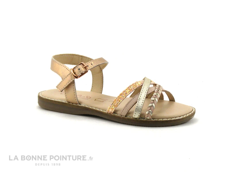 Wipop INOX Rose Gold - Sandales Mode Fille 1 Wipop INOX Rose Gold - Sandales Mode Fille