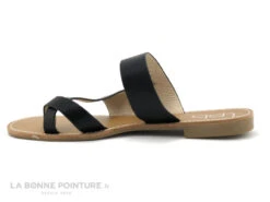 LPB ASHA Noir Metal - Tong Plate Femme -Optimal Chaussures Magasin cd24607c73b9e66c561f35ea11d5d5ef img 9636.jpg 159480