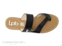 LPB ASHA Noir Metal - Tong Plate Femme -Optimal Chaussures Magasin cd24607c73b9e66c561f35ea11d5d5ef img 9638.jpg 159477