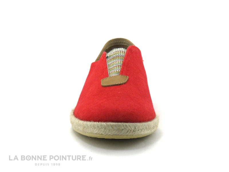 CM Mediterranea 37126001 - Rouge Et Camel - Chaussure Espadrille 2 CM Mediterranea 37126001 - Rouge Et Camel - Chaussure Espadrille – Image 2