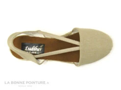 Ludiher 365 Beige - Espadrille Compensee En Toile Beige -Optimal Chaussures Magasin cd24607c73b9e66c561f35ea11d5d5ef img 9784.jpg 171222