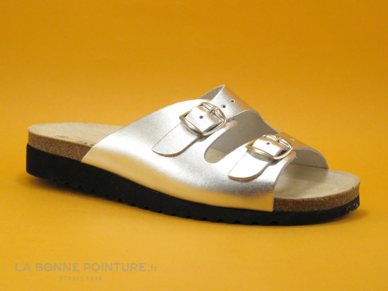 Artika BASQUE Rif Argent - Mule Reglable Femme 4 Artika BASQUE Rif Argent - Mule Reglable Femme – Image 4