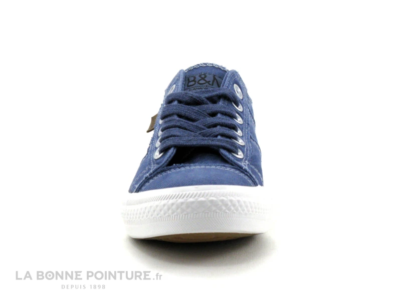 B Et M Banana Moon - RATISSE Marine - Basket Femme Toile Bleue 2 B Et M Banana Moon - RATISSE Marine - Basket Femme Toile Bleue – Image 2